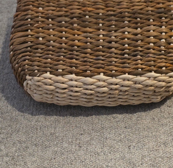 Vintage Woven Straw Tote Bag - Picture 2 of 14